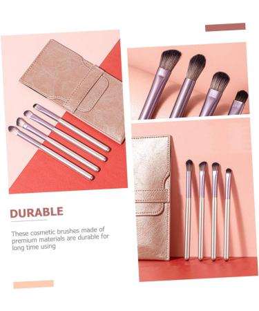 minkissy 5 Sets Eye Shadow Brush Set Powder Applicator Makeup Eyeshadow Makeup Brush Supple Makeup Brush Eye Crease Brush Ladies Suits Wooden Handle Single Cosmetic Miss - Buy Online on GoSupps.com