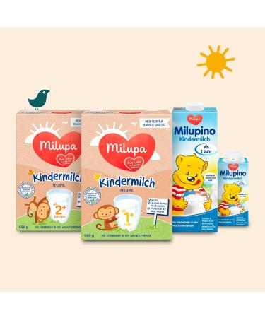 Buy Milupino Children's Milk Ready to Drink (6x1L) - Nutritional Support for Toddlers 1 Year+ | International Shipping Available - Buy Online on GoSupps.com