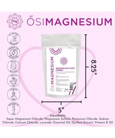 Buy Bath Flakes with Lavender Essential Oil - 7oz for a Relaxing Evening | International Shipping Available - Buy Online on GoSupps.com