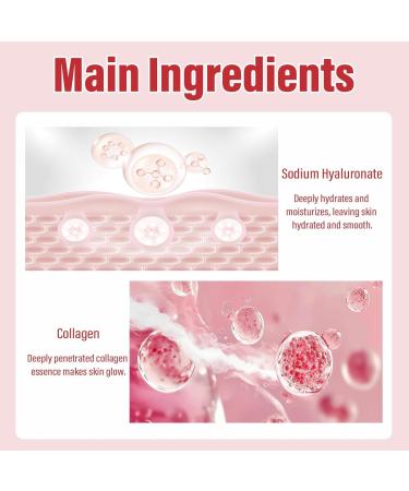 JHDZ Nifora Bio Collagen Mask Bio Collagen Real Deep Mask AntiAging Facial Treatment Masks Moisturizing Overnight Hydrogel Mask for Burning and Moisturizing Elasticity Enhancement 1Box4PCS - Buy Online on GoSupps.com