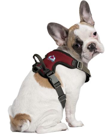 Littlearth NHL Colorado Avalanche Front Clip Pet Harness - X-Small, Team Color - Buy Online on GoSupps.com