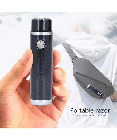 Mini Electric Razor USB Rechargeable Portable Electric Shaver With Double Ring Razor Net 400mah Built-in Lithium Ion Battery Electric Shavers For Men(black) - Buy Online on GoSupps.com