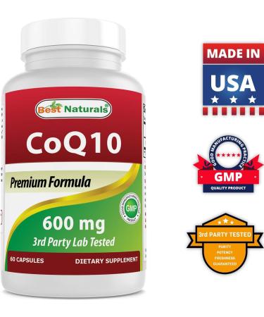 Best Naturals CoQ10 600 mg & Vitamin D3 5000 IU - Buy Online on GoSupps.com