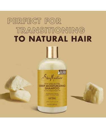 Shea Moisture Raw Shea Butter Shampoo and Conditioner Set - Deep Moisturizing with Sea Kelp & Argan Oil - Sulfate & Silicone Free - 13 Fl Oz Family Size (Pack of 2) - Buy Online on GoSupps.com