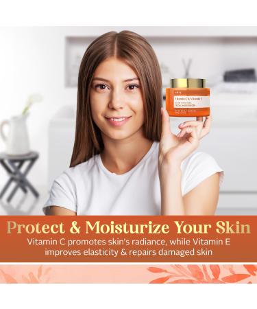 Envy Vitamin C & Vitamin E Face Moisturizer Cream - Hydrating Reduces Acne Scars & Fine Lines - Anti-Aging Dermatologist Tested for All Skin Types - 1.69 Fl. Oz - Buy Online on GoSupps.com