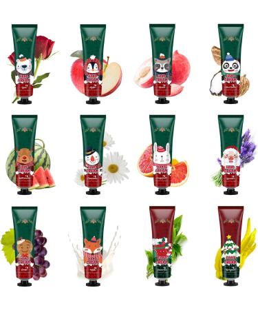 Hand Creams 10+2 Hand Creams Christmas Gift Woman Advent Calendar Hand Cream Gift Set Repairing Moisturizing Hand Cream Gift Christmas Gift - Buy Online on GoSupps.com