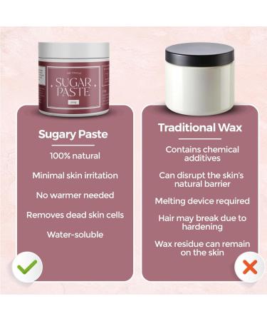 P te de Sucre Forte pilation au Sugaring pour une Peau Lisse Hypoallerg nique & Peaux Sensibles Retire les Poils d s 5 mm 550 g - Buy Online on GoSupps.com