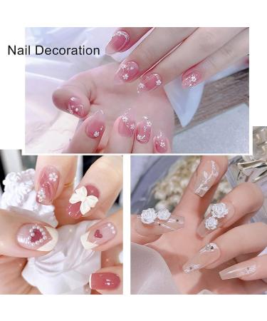 RODAKY 3D Nail Charms - Butterfly, Flower, Bear Designs for Acrylic Nails | Nail Art Crafts Diamond Decoration with Pearls, Metal, Crystal Rhinestones - DIY Nail Design Charms - Buy Online on GoSupps.com