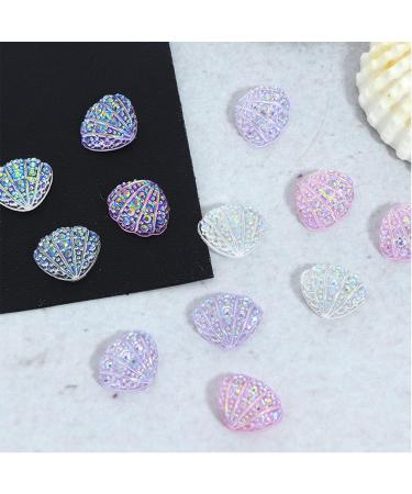 30 Resin Nail Art Decorations 3D Shells Ornaments For Jewelry DIY UV Gel Design Manicure Accessories Nail - Buy Online on GoSupps.com