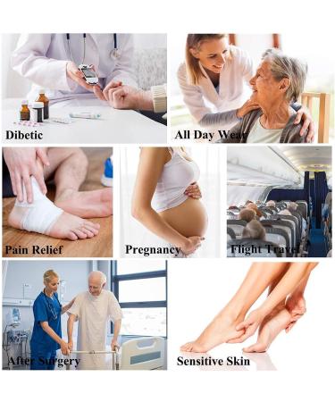 Non-Skid Diabetic Socks for Men Women | Non-Binding Crew Socks with Grips | Half Cushioned & Non-Slip | 4 Pairs Black | Size 10-13 - Buy Online on GoSupps.com