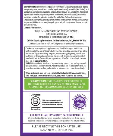 New Chapter Perfect Prenatal Multivitamin â€“ 270 Vegetarian Whole Food Tablets - Buy Online on GoSupps.com
