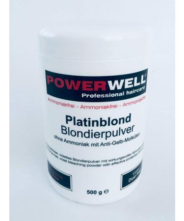 Powerwell bleaching powder without ammonia with anti-yellowing effect / violet color pigments - 500g