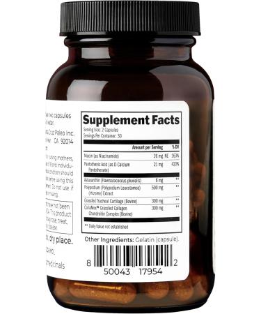 Santa Cruz Paleo Skin & Eye Capsules Simple Daily Formula for Skin Appearance & Eye Routine Clean Ingredients Gluten Free Keto & Paleo Friendly 60 Capsules - Buy Online on GoSupps.com