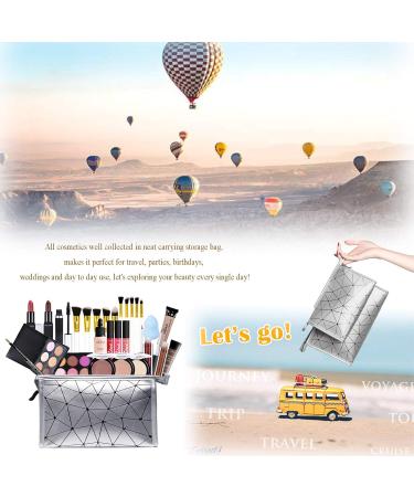 Roseflower 19PC Professional Makeup Set for Teen Girls | Complete Cosmetic Case with Eyeshadow Palette & Portable Storage Bag - Buy Online on GoSupps.com