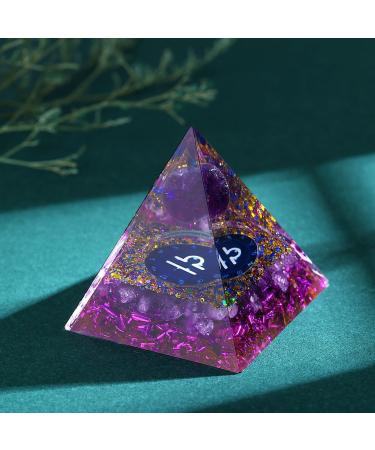 XIANNVXI Libra Amethyst Crystal Tower - Positive Energy and Luck | Spiritual Healing Gift for Libras | Meditation and Reiki - Buy Online on GoSupps.com