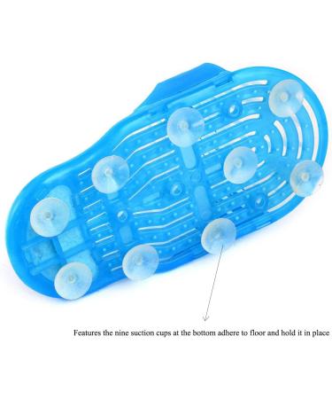 Messar Bathroom Shower Foot Brush - Bristle Slipper Washer and Massager for Easy and Convenient Foot Cleaning - Buy Online on GoSupps.com