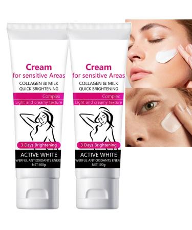 Lightening Face Cream Brightening Cream for Primary Parts Skin Lightening Cream | Reduces Dark Spots on: Face Elbows Knees Body (2)