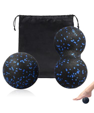 2 pieces of fascia ball massage ball fascia ball set massage ball lacrosse ball fascia ball for feet fascia set fazienball duoball fascia ball for deep massage for relaxation of the fascia