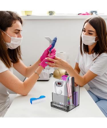 minkissy Nail Drill Machine Storage Box Nail Drill Bits Holder Grinding Bit Organizer Plastic Holder for Nail Drill Bit - Buy Online on GoSupps.com