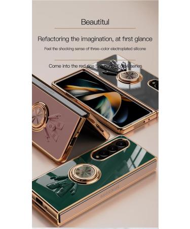 Shop Tivenfezk Nadoli for Samsung Galaxy Z Fold 4 - Astronaut Hidden Stand Shell Ultra-Thin Silicone Protective Cover - 360 Ring Stand Scratch-Resistant Green Case - Buy Online on GoSupps.com