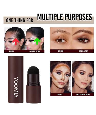 Eyebrow Stamp Stencil Kit - Waterproof Brow Stamp with 5 Reusable Stencils (Light Brown) - Buy Online on GoSupps.com