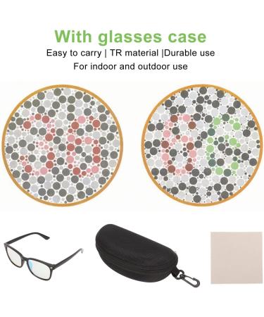 Color Blind Correction Glasses for Men & Women - Double-Sided Coating | High Permeability Color Correction Glasses for Indoor & Outdoor Use - Buy Online on GoSupps.com