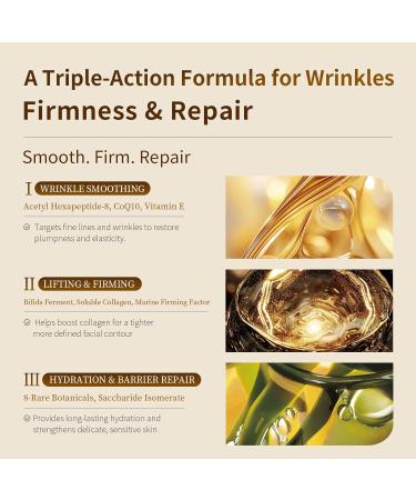 SACELLEC BEAUTE Moisturizing Face Cream Firming Anti-Wrinkle and Fine Line Reduction Combats Early Signs of Aging with Collagen-Boosting Hydration Suitable for Women 1.76 oz - Buy Online on GoSupps.com