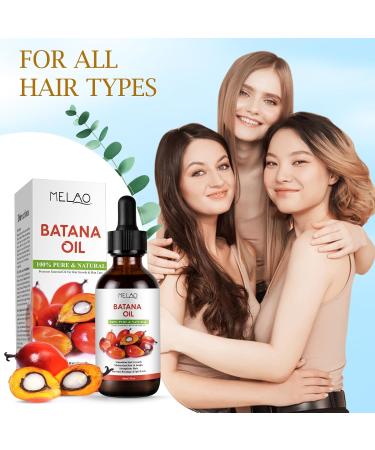 Vemofoper Batana Oil for Hair Growth 100% Pure & Natural Eliminates Split Ends Enhances Hair & Skin Shine Nourishes Hair and Is Suitable for Women And Men of All Hair Types Clear - Buy Online on GoSupps.com