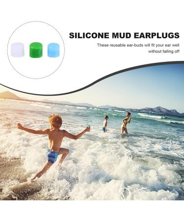 24 Pairs Silicone Earplugs for Swimming | Noise Reducing Ear Protection for Kids & Adults | Travel & Music Earbuds - Buy Online on GoSupps.com