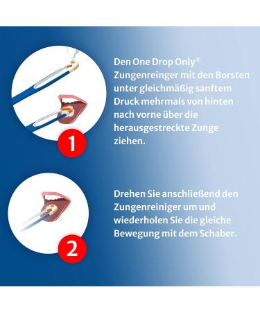 One Drop Only Tongue Cleaner 3-Pack + 2 Free Interdental Brushes - Germany's Best-Selling Tongue Scraper for Fresh Breath & Enhanced Taste - Buy Online on GoSupps.com
