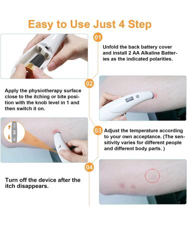 Electronic Bug Bite Itch Relief Pen for Kids & Adults - Chemical-Free Insect Sting Swelling Healer & Skin Itchless Reliever - Buy Online on GoSupps.com