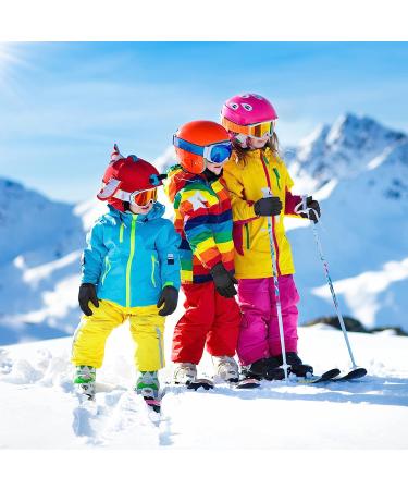 ONESING Kids Snow Gloves 2 Pair Set | Ages 3-12 | Boys Winter Ski Gloves | Warm, Windproof & Thick | Gray & Navy Blue (3-7 years) - Buy Online on GoSupps.com