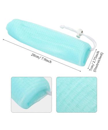 Exfoliating Mesh Soap Pouch - Bubble Foam Net for Body & Facial Cleaning | Random Colors - Pack of 10 - Buy Online on GoSupps.com