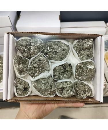 Home Decor 900-1000g 1Box Natural Pyrite Stones and Minerals Crystal geode Crystal Cluster Gifts Natural Crystal Draw yuebang JIZTGEDM - Buy Online on GoSupps.com