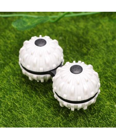 GLEAVI Toy Decompression Ball - White Stress Relief Massage Ball 7.36x3.56cm | Pressure Release & Stress Reliever for Relaxation - Buy Online on GoSupps.com