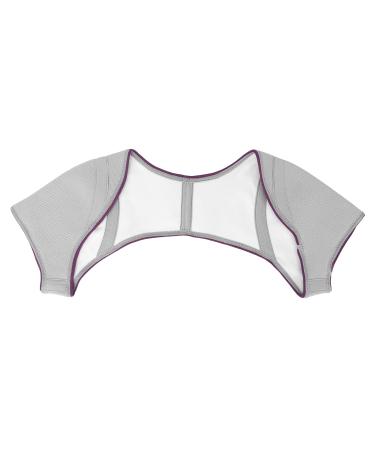 Double Shoulder Support Breathable Shoulder Brace Wrap for Both Shoulders Graphene Fibre Heat Conduction Unisex Shoulder Protector(XL)
