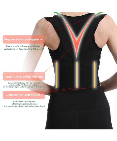 Adjustable Posture Correction Back Support Belt for Men & Women - 3XL Comfortable Back Straightener for Optimal Alignment - Buy Online on GoSupps.com