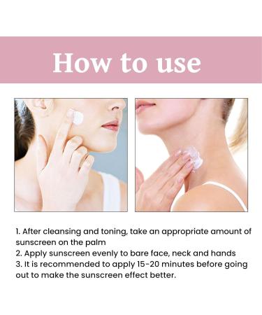 Water Resistant Sunscreen UV Face Cream SPF 50+ PA+++ | Sunscreen UV Insulation SPF 50+ Water Resistant Travel Sunscreen Size 60g Face Moisturizing Sunscreen Oil Free Gimocool - Buy Online on GoSupps.com