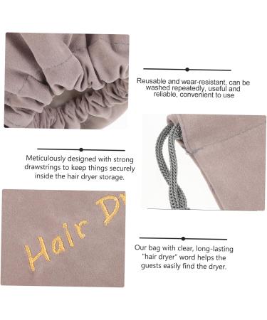 Healeved Hair Dryer Drawstring Bags Sac Hair Dryer Bag Hair Dryer Travel Case Make up Travel Bag Pouch Cloth - Buy Online on GoSupps.com