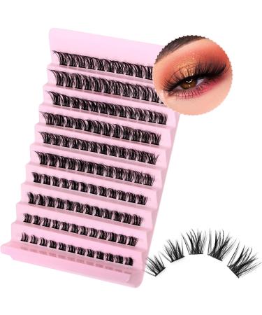120Pcs DIY Natural Look Wispy Cluster Lash Extensions - 8-16MM D Curl Individual Lashes for Home Use - Reusable Individuals (Pretty) - Buy Online on GoSupps.com