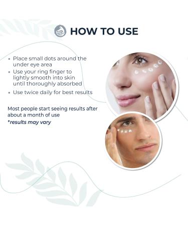 Probiotic Caffeine Eye Cream for Dark Circles & Puffiness | Anti-Aging Green Tea Licorice Root Pomegranate Extract - 0.5oz | International Shipping - Buy Online on GoSupps.com