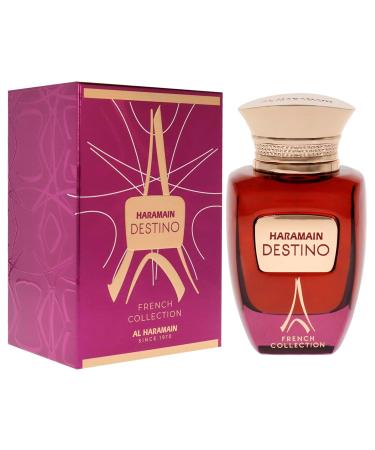 Al Haramain Destino French Collection - Arabian Perfume for Women and Men - Unisex Perfume - Long Lasting Perfume for Men and Women - 3.33 oz - Buy Online on GoSupps.com