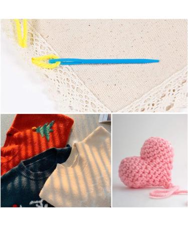 Set of 23 Large-Eye Blunt Needles for Yarn Knitting and Sewing | Includes Bent Tip Tapestry Needles and Colorful Safety Lacing Needles with Storage Box - Buy Online on GoSupps.com