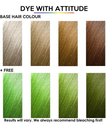  Attitude Holland Attitude Hair Dye | Vegan and cruelty-free semi-permanent hair dye with conditioner | Vibrant hair color for all hair types | Locally Produced | Color conditioner | Free UV Green | 135 ml - Buy Online on GoSupps.com