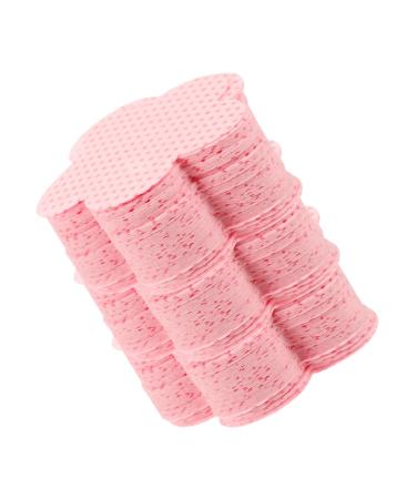 FOMIYES FOMIYES 200 Sheets Nail Pads Wipes Nail Pads Nail Polish Remover Dip Polish Remover Travel Nail Polish Remover Finger Nail Polish Remover Gel Polish Remover For Nails Cotton Sheet Pink