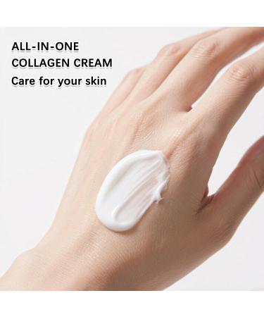 GROEI 2PCS All-in-One Collagen Cream Skin-Firming Face & Body Moisturizer with Avocado Butter Squalane & Glycerin Hydrating Fast-Absorbing 100 mL (3.38 fl oz) - Buy Online on GoSupps.com