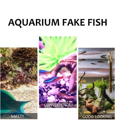 Balacoo 10 Pcs Realistic Artificial Goldfish - Floating Tropical Fish Decor for Aquariums | Mini Animal Toys - Buy Online on GoSupps.com