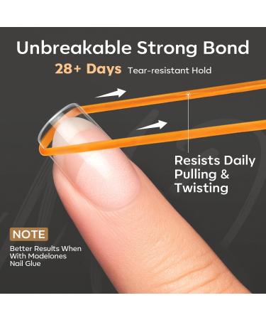  Modelones Modelones 360-Piece Full Cover False Nail Set - Soft Gel - PMMA Resin - DIY Application - Size XS - Car - Buy Online on GoSupps.com