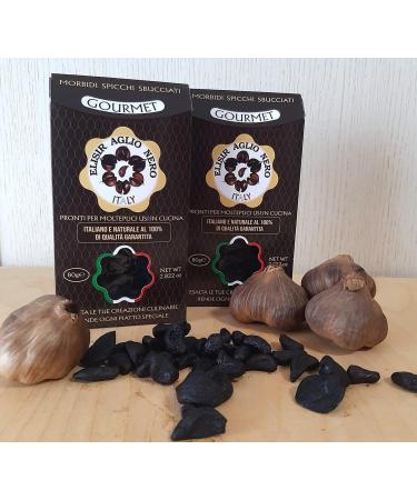 Black Garlic Elixir Italy ELIXIR BLACK GARLIC ITALY Handmade Quality: Produced according to traditional methods 100% natural. Presented in elegant packaging of 80 g. - Buy Online on GoSupps.com