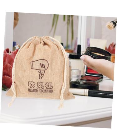 Healeved 8 Pcs Hair Dryer Organizer Drawstring Storage Bag Blow Dryer Retractable Cord Drawstring Bag Cloth - Buy Online on GoSupps.com